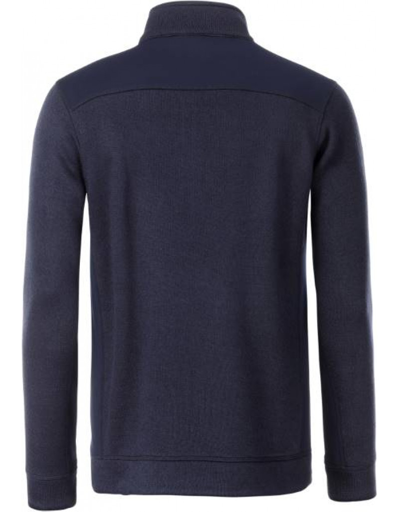 Îmbrăcăminte de lucru pentru bărbați, din fleece tricotat, cu fermoar 1/2 - rezistentă